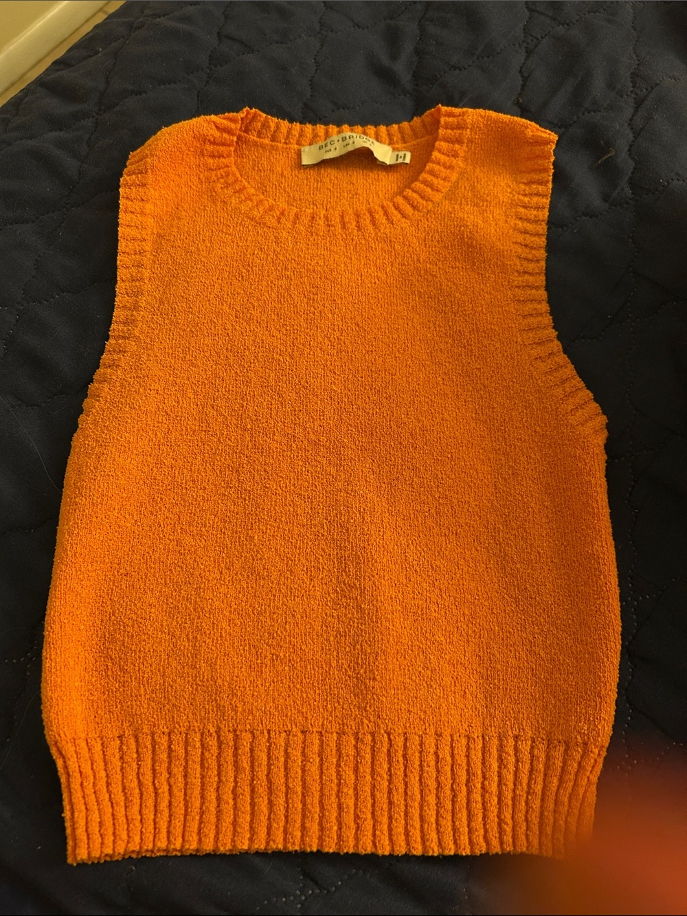 Bec and Bridge lemon sqeezy Knit Tank Sweater